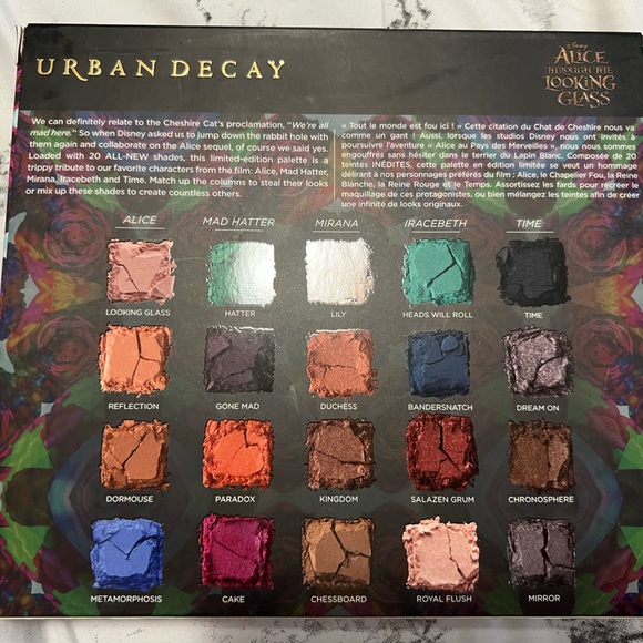 Urban Decay Alice Through the Looking Glass Palette RARE COLLECTOR ITEM - Picture 2 of 7